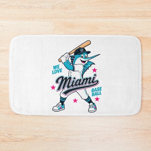 Item preview, We Love Miami Baseball Billy the Marlin designed and sold by GhostDawgs.