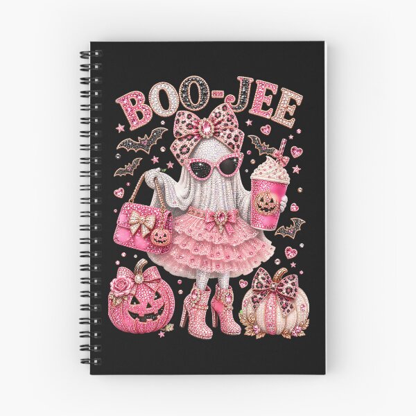 Item preview, Pink Boo-Jee Leopard Bow Halloween Women Girls Boo Jee Ghost designed and sold by Mykittens69.