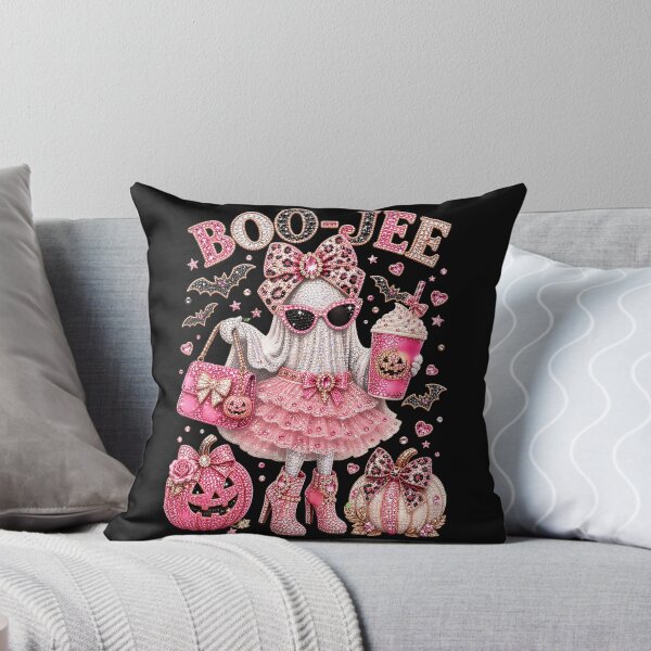 Item preview, Pink Boo-Jee Leopard Bow Halloween Women Girls Boo Jee Ghost designed and sold by Mykittens69.