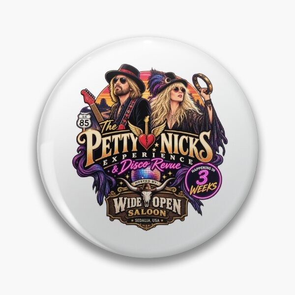 Item preview, Petty Nicks Experience Wide Open Saloon Concert Shirt designed and sold by Combat Skies.