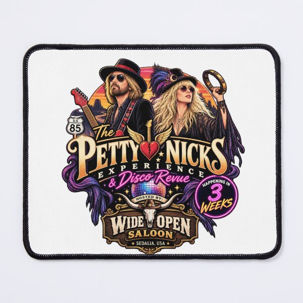 Item preview, Petty Nicks Experience Wide Open Saloon Concert Shirt designed and sold by Combat Skies.
