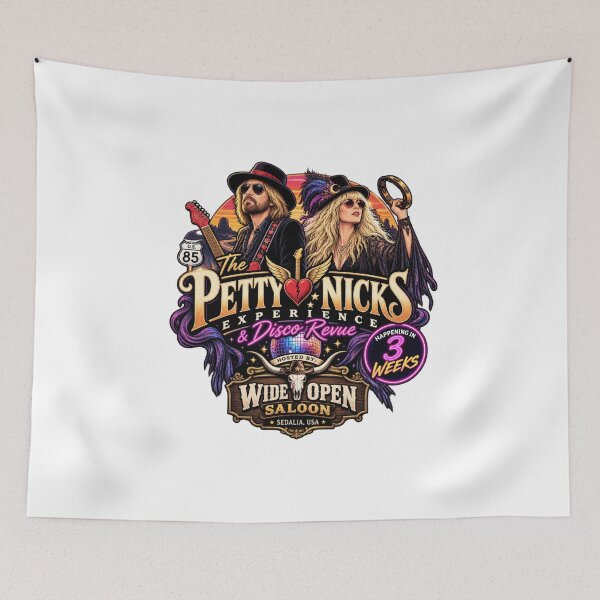Artikelvorschau, Petty Nicks Experience Wide Open Saloon Konzertshirt entworfen und verkauft von IRON WINGS /USAF.