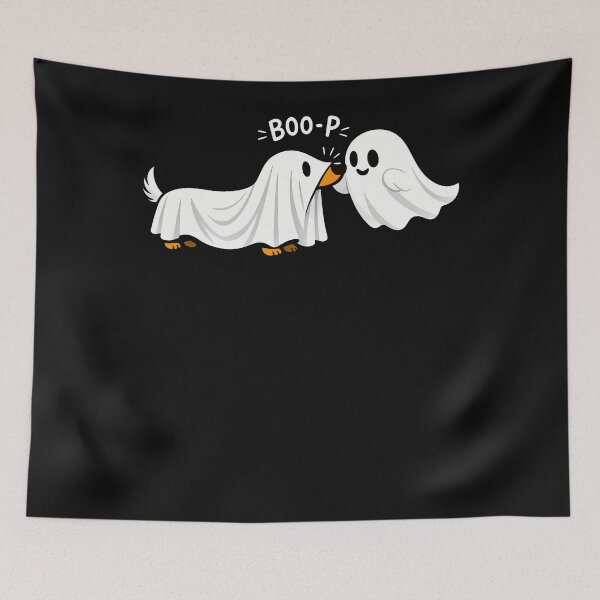 Item preview, Boo Boo-P Dog Ghost Funny Halloween Dog Lovers Dog Mom designed and sold by Mykittens69.