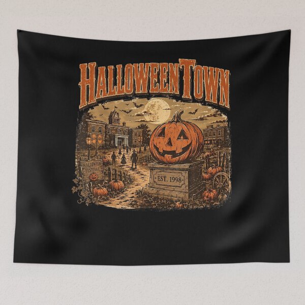Item preview,  Vintage Halloween Town Spooky designed and sold by Mykittens69.