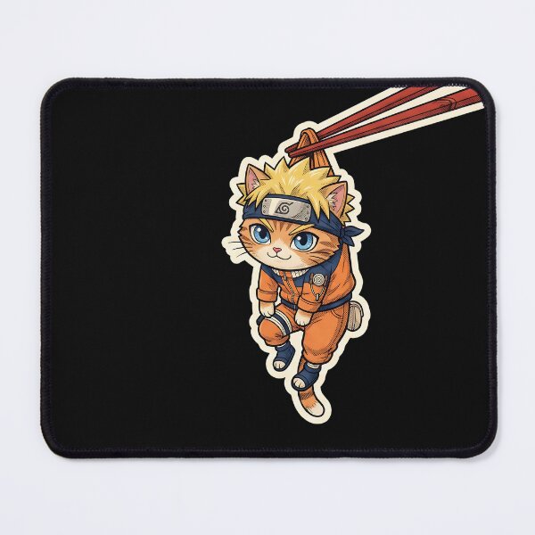 Item preview, Kawaii Ninja Cat – Cute Anime Cat Warrior - Neko chopsticks designed and sold by CuteKats.
