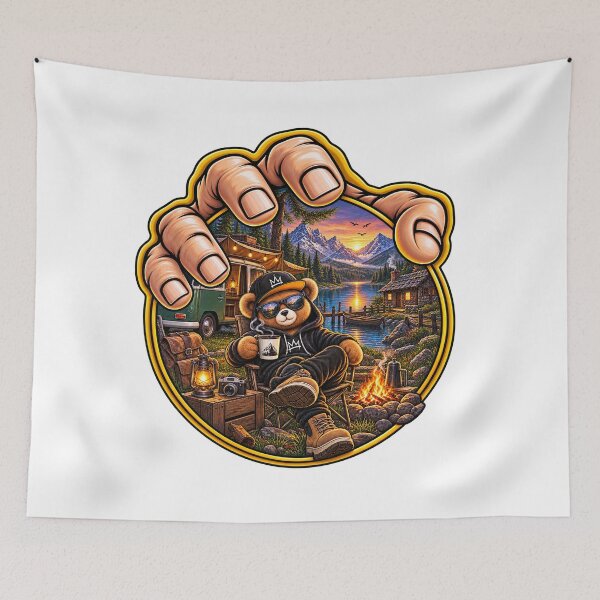 Item preview, Bear Camping Adventure designed and sold by VYBORA Studio.