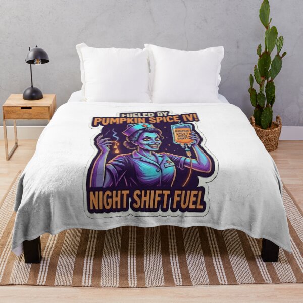 Item preview, Funny Halloween Nurse Night Shift Fuel designed and sold by Mido-artister.
