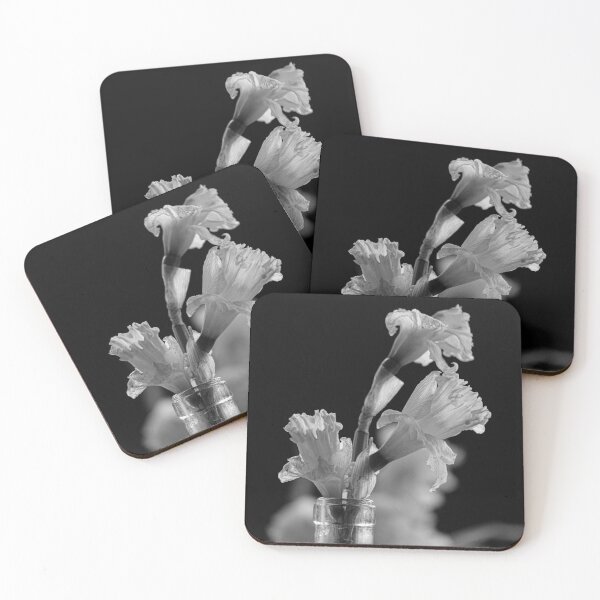 Item preview, Elegant Narcissus: Monochrome Still Life in Glass designed and sold by photossmirnov.