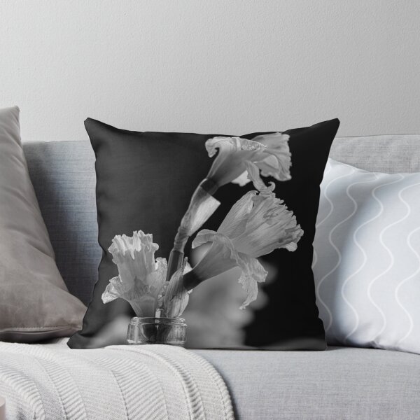 Item preview, Elegant Narcissus: Monochrome Still Life in Glass designed and sold by photossmirnov.