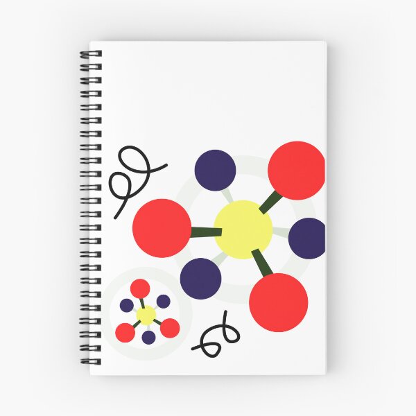 Item preview, Abstract Atomic Structure - Geometric Chemistry & STEM Art designed and sold by The Nomadic Designs.