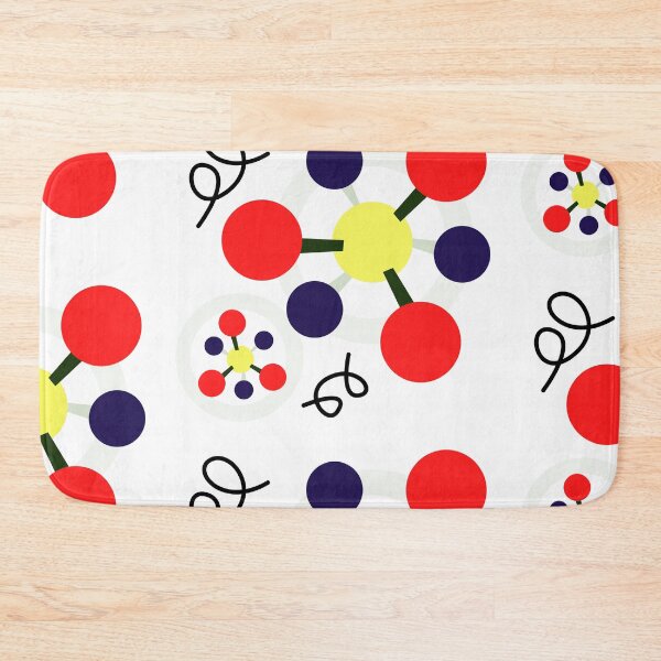 Item preview, Abstract Atomic Structure - Geometric Chemistry & STEM Art designed and sold by The Nomadic Designs.
