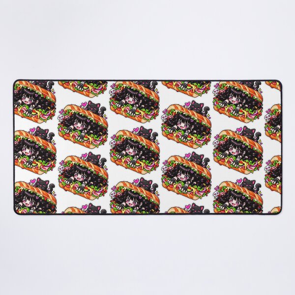 Item preview, Goth Food Gremlin Loves Baguette Sandwiches designed and sold by AnnekeJordaan.