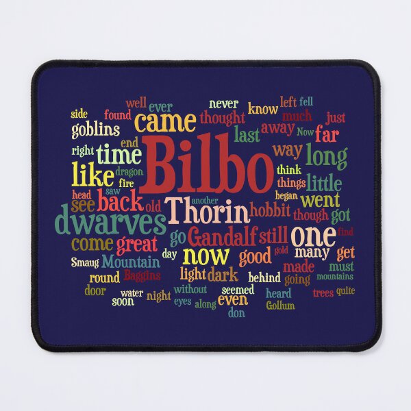 Item preview, The Hobbit - Word Cloud designed and sold by 2Pints.