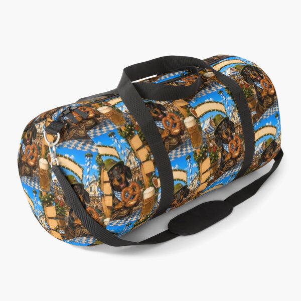 Item preview, Dachshund at the Oktoberfest with a pretzel. designed and sold by Nomad-Paws.