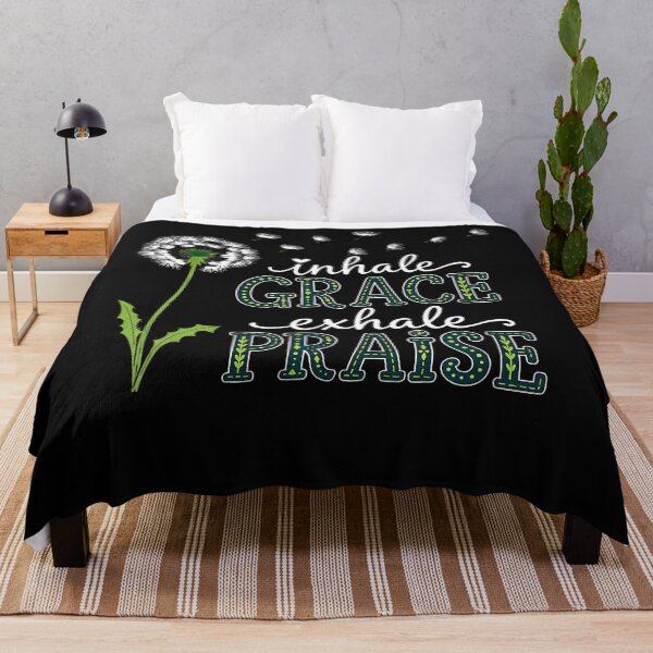 Item preview, Inhale Grace Exhale Praise Christian Faith Encouragement designed and sold by Mykittens69.