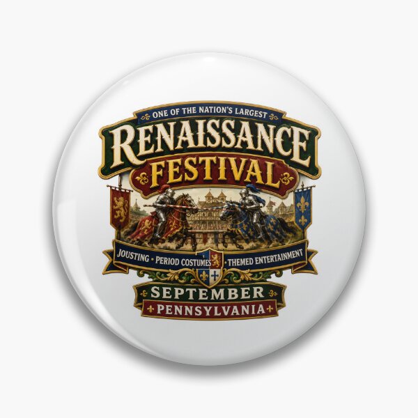 Item preview, Renaissance Festivals September Pennsylvania Medieval Faire Shirt designed and sold by Combat Skies.
