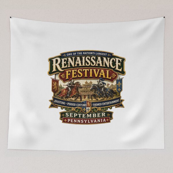 Item preview, Renaissance Festivals September Pennsylvania Medieval Faire Shirt designed and sold by Combat Skies.