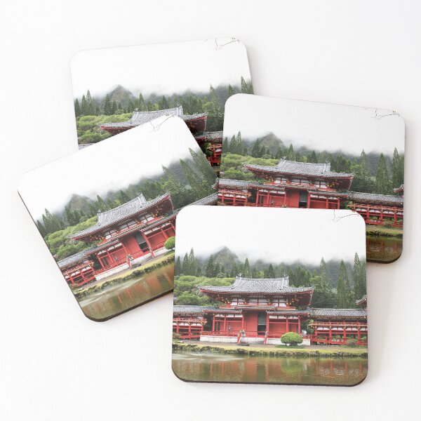 Item preview, Byodo In Temple Oahu Hawaii Japanese Buddhist Architecture Photography designed and sold by CayoSnapper.