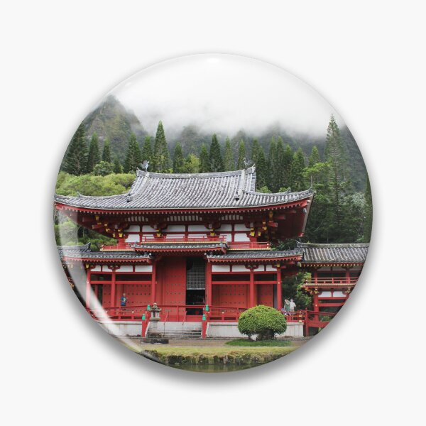 Item preview, Byodo In Temple Oahu Hawaii Japanese Buddhist Architecture Photography designed and sold by CayoSnapper.