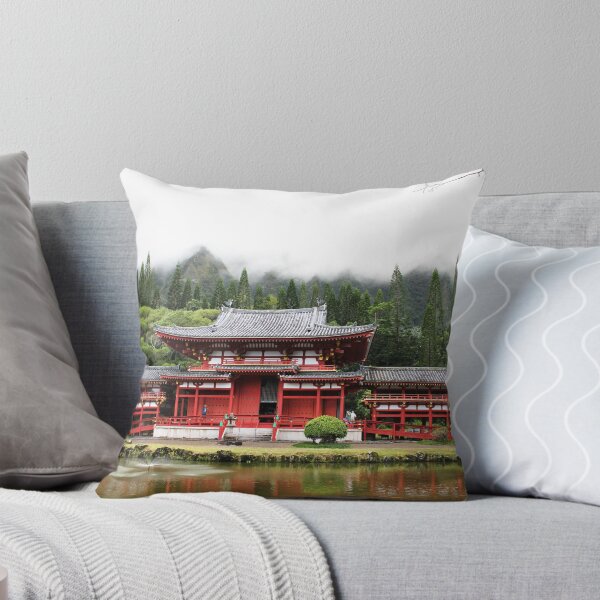 Item preview, Byodo In Temple Oahu Hawaii Japanese Buddhist Architecture Photography designed and sold by CayoSnapper.
