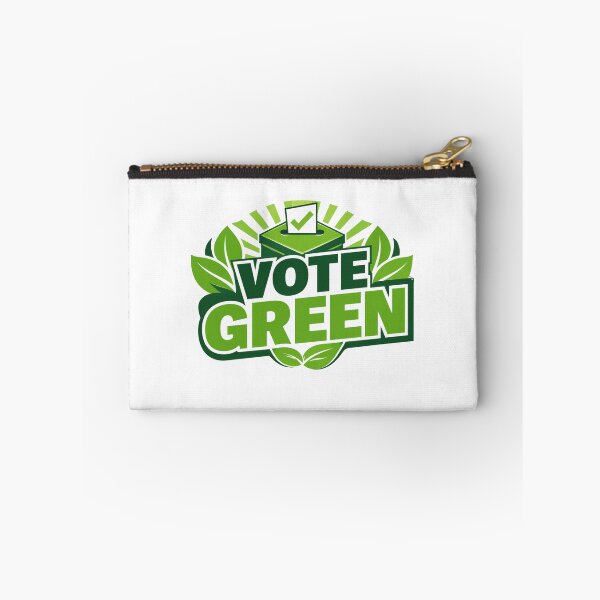 Item preview, VOTE GREEN. Get yourself to the ballot boxes. designed and sold by FullBoatDesign.