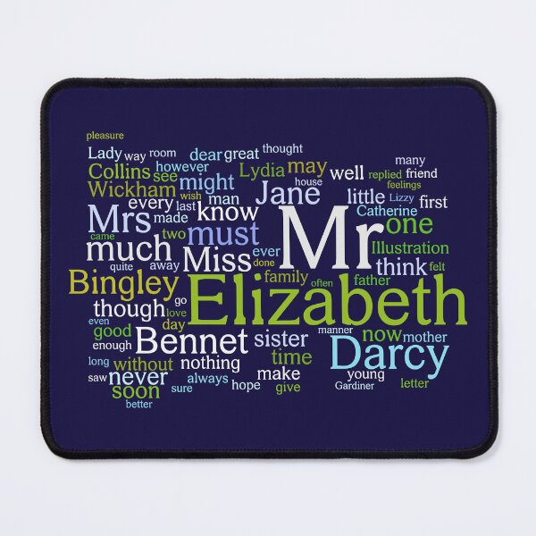 Item preview, Pride and Prejudice - Word Cloud designed and sold by 2Pints.