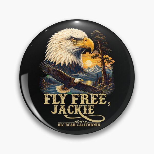 Item preview, Fly Free Jackie Big Bear Bald Eagle Memorial designed and sold by Mykittens69.