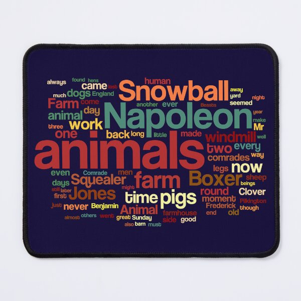 Item preview, Animal Farm - Word Cloud designed and sold by 2Pints.