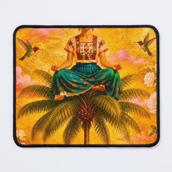 Item preview, Frida Meditating on Palm Tree designed and sold by reggiemercedes.