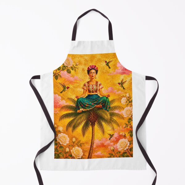 Item preview, Frida Meditating on Palm Tree designed and sold by reggiemercedes.
