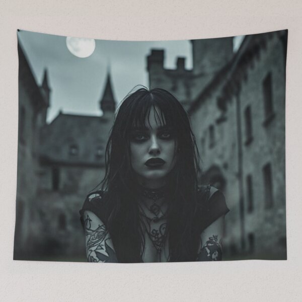 Item preview, Dark Goth Vampire Girl designed and sold by TheDarkWardrobe.