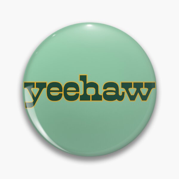 Item preview, Yeehaw Green and Gold Western Font designed and sold by titanic415.