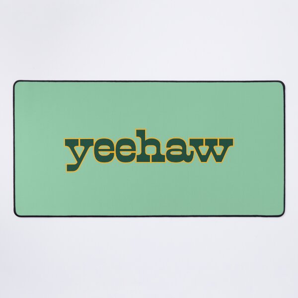 Item preview, Yeehaw Green and Gold Western Font designed and sold by titanic415.