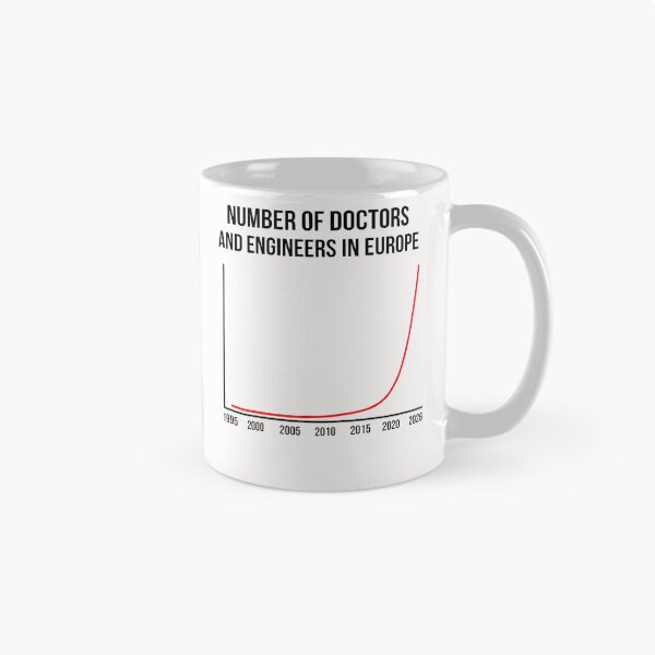 Item preview, Number Of Doctors And Engineers In Europe Funny designed and sold by Mykittens69.
