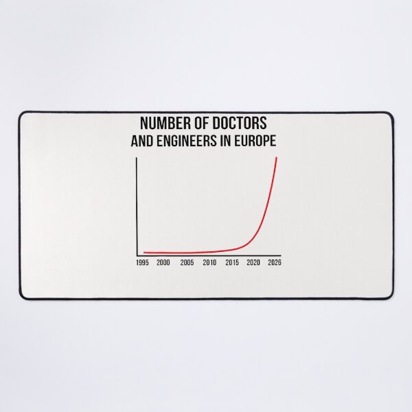 Item preview, Number Of Doctors And Engineers In Europe Funny designed and sold by Mykittens69.