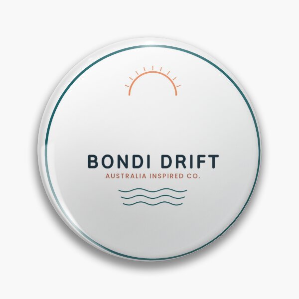 Item preview, BondiDrift Sun & Wave Emblem | Australian Coastal Logo Design | Beach Aesthetic designed and sold by BondiDrift.