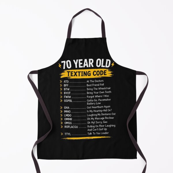 Item preview, Texting Code For 70 Year Olds Gift For Seniors designed and sold by Mykittens69.