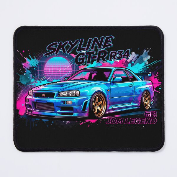 Item preview, Nissan Skyline R34 GT-R Drift - Urban Pop Art JDM Legend designed and sold by Karlitox1988.