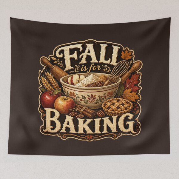 Item preview, Fall Is for Baking – Cozy Autumn Baker Design designed and sold by astersgraphics.