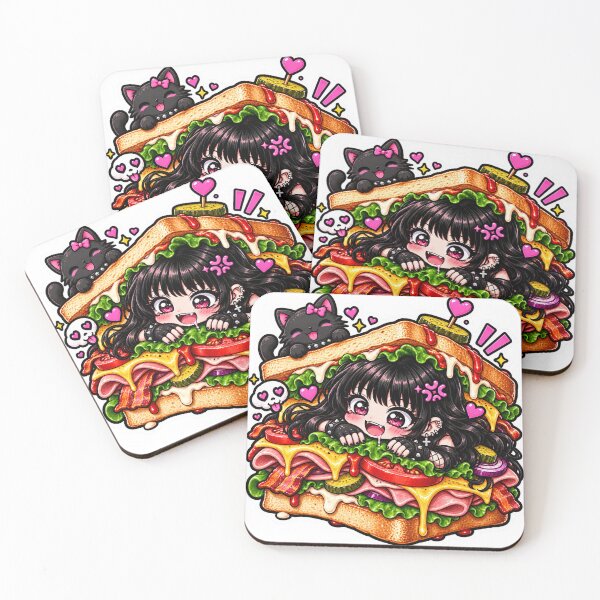 Item preview, Goth Food Gremlin Loves Deli Sandwiches designed and sold by AnnekeJordaan.
