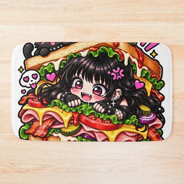 Item preview, Goth Food Gremlin Loves Deli Sandwiches designed and sold by AnnekeJordaan.