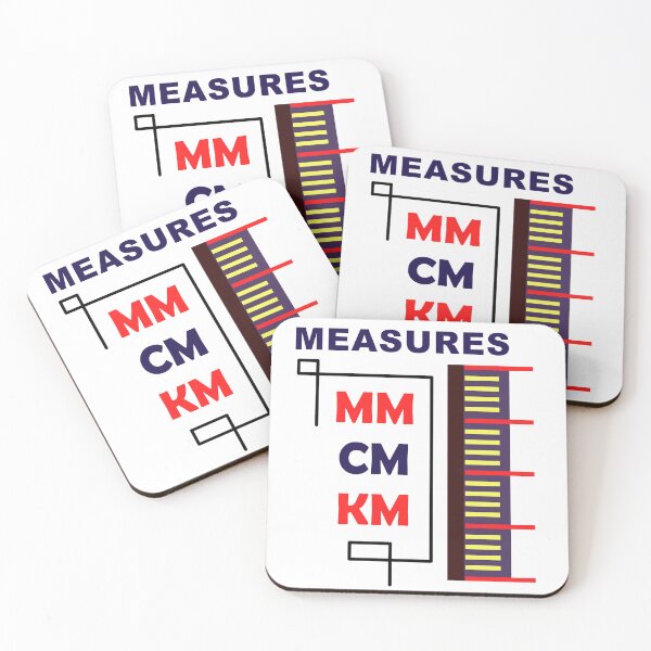 Item preview, Metric System Scale - Educational Math & Science Measures designed and sold by The Nomadic Designs.