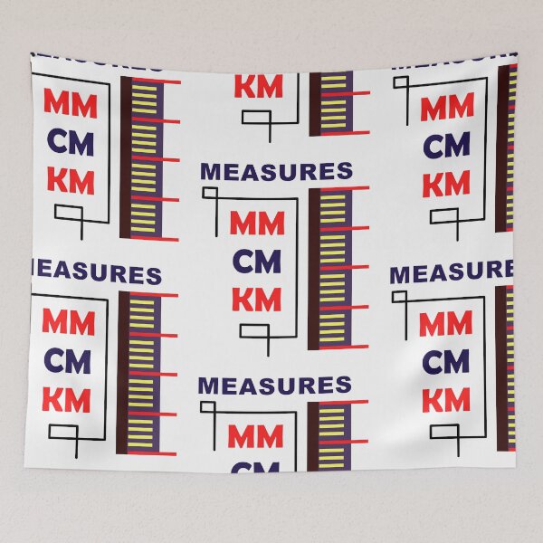Item preview, Metric System Scale - Educational Math & Science Measures designed and sold by The Nomadic Designs.
