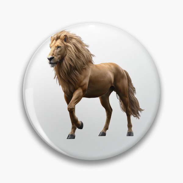 Item preview, Majestic Lion Horse Hybrid Fantasy Creature designed and sold by Mementoo.
