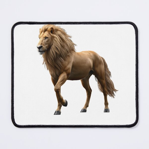 Item preview, Majestic Lion Horse Hybrid Fantasy Creature designed and sold by Mementoo.