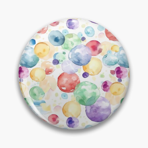 Item preview, Pastel Rainbow Watercolor Polka Dots Abstract Pattern designed and sold by Yoruhara.