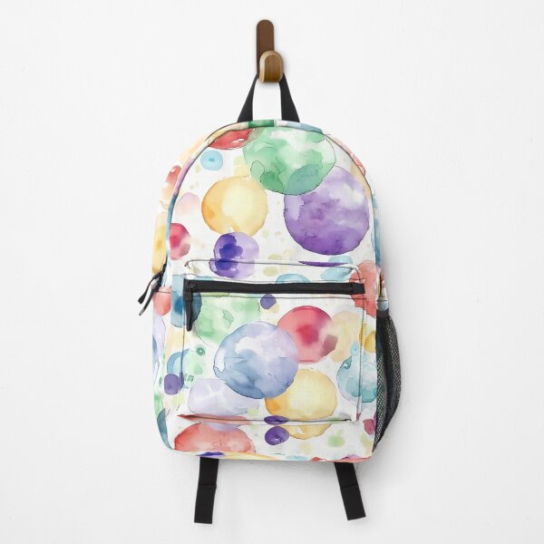Item preview, Pastel Rainbow Watercolor Polka Dots Abstract Pattern designed and sold by Yoruhara.