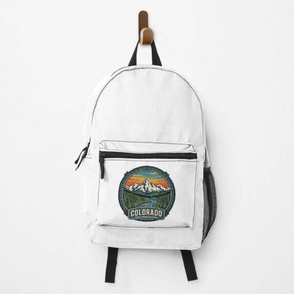 Item preview, Retro Colorado Rocky Mountain State Alpine Landscape Graphic designed and sold by Paper Drip.
