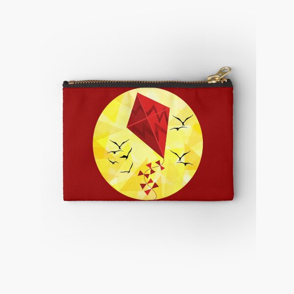 Item preview, Red Kite Flying Across a Geometric Sky designed and sold by Andrew  Hitchen.