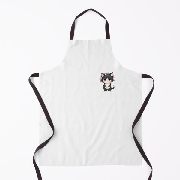 Item preview, Cute Kawaii Tuxedo Cat with Headphones designed and sold by tobbyasz.